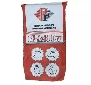 PF-Acid Dry ПІДКИСЛЮВАЧ Суміш органічних кислот для тваринництва та птахівництва
